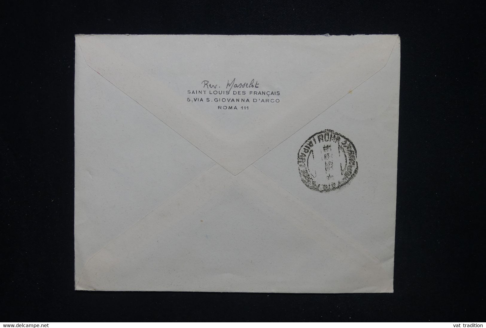 VATICAN - Enveloppe En Recommandé Pour Rome En 1939 - L 120595 - Covers & Documents