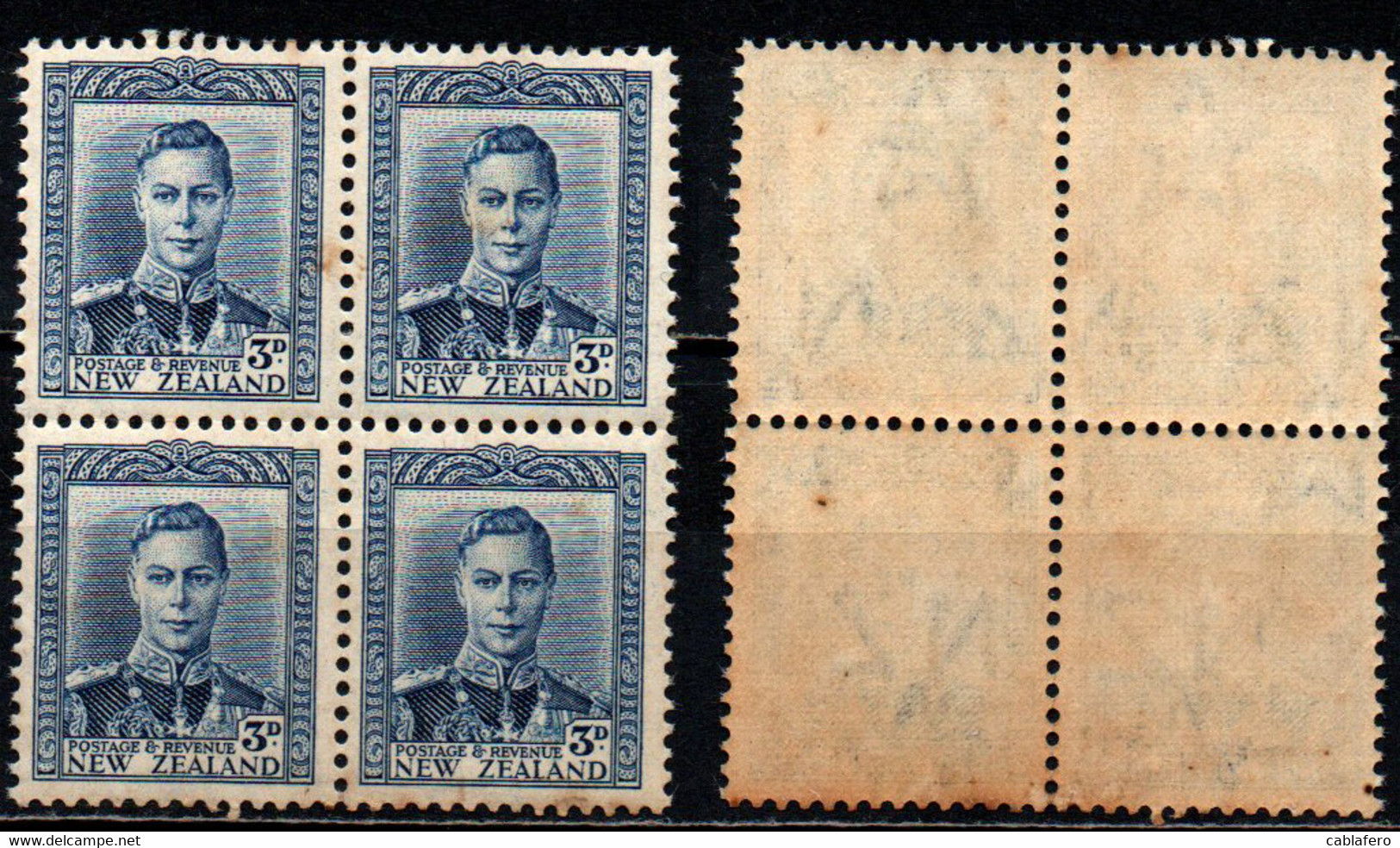 NUOVA ZELANDA - 1941 - King George VI - MH - Unused Stamps