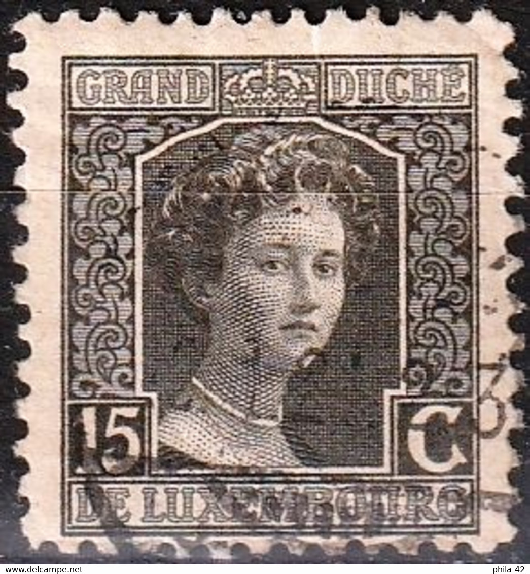 Luxembourg 1914 - Mi 94 - YT 97 ( Grand Duchess Marie Adelaide ) - 1914-24 Marie-Adélaïde