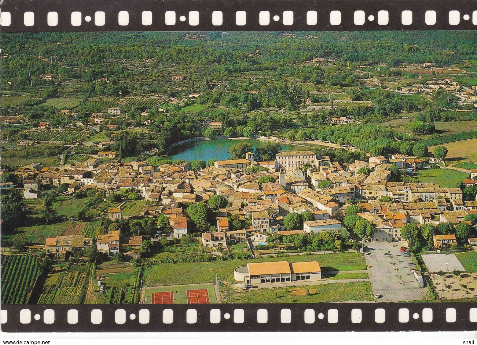 CPSM BESSE SUR ISSOLE VUE AERIENNE - Besse-sur-Issole