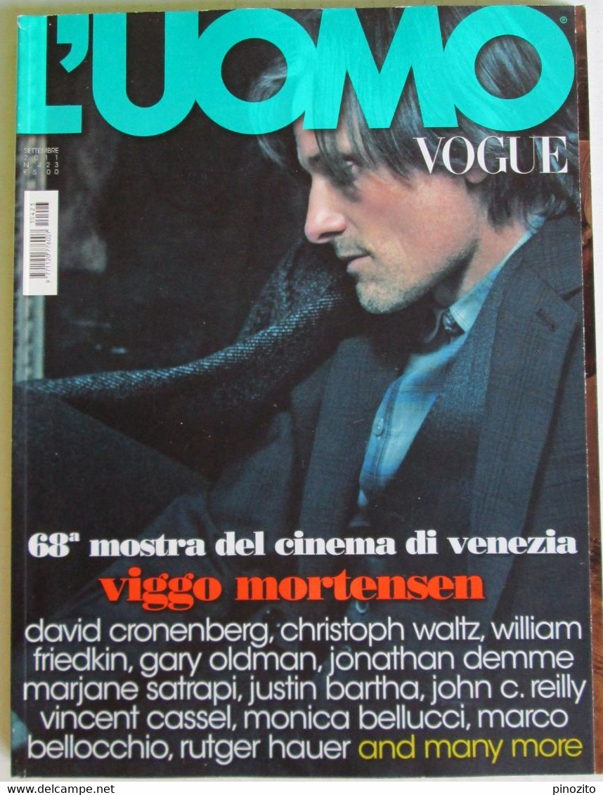 L’UOMO VOGUE 423 2011 Viggo Mortensen David Cronenberg Christoph Waltz Vincent Cassel Gary Oldman Rutger Hauer - Mode