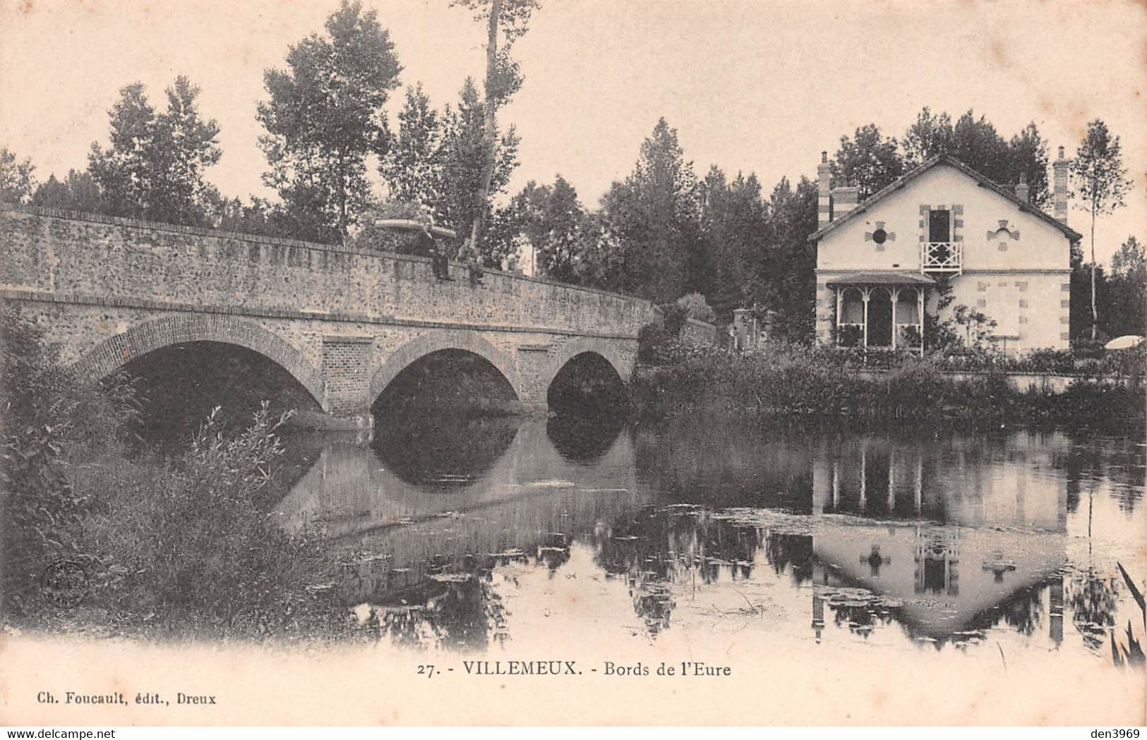 VILLEMEUX-sur-EURE (Eure-et-Loir) - Bords De L'Eure - Pont - Précurseur - Villemeux-sur-Eure