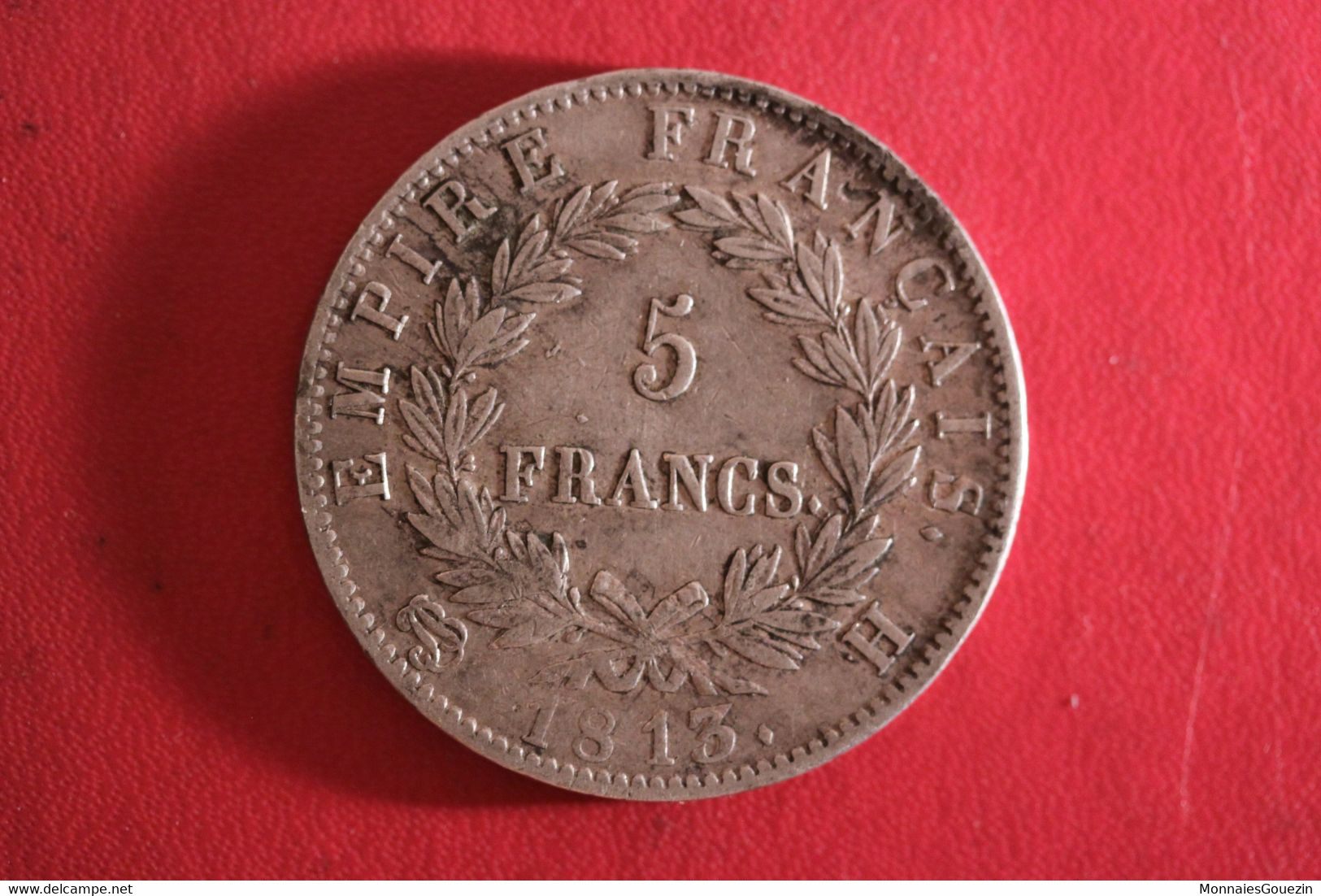 France - 5 Francs 1813 H La Rochelle Napoléon Ier 6598 - 5 Francs