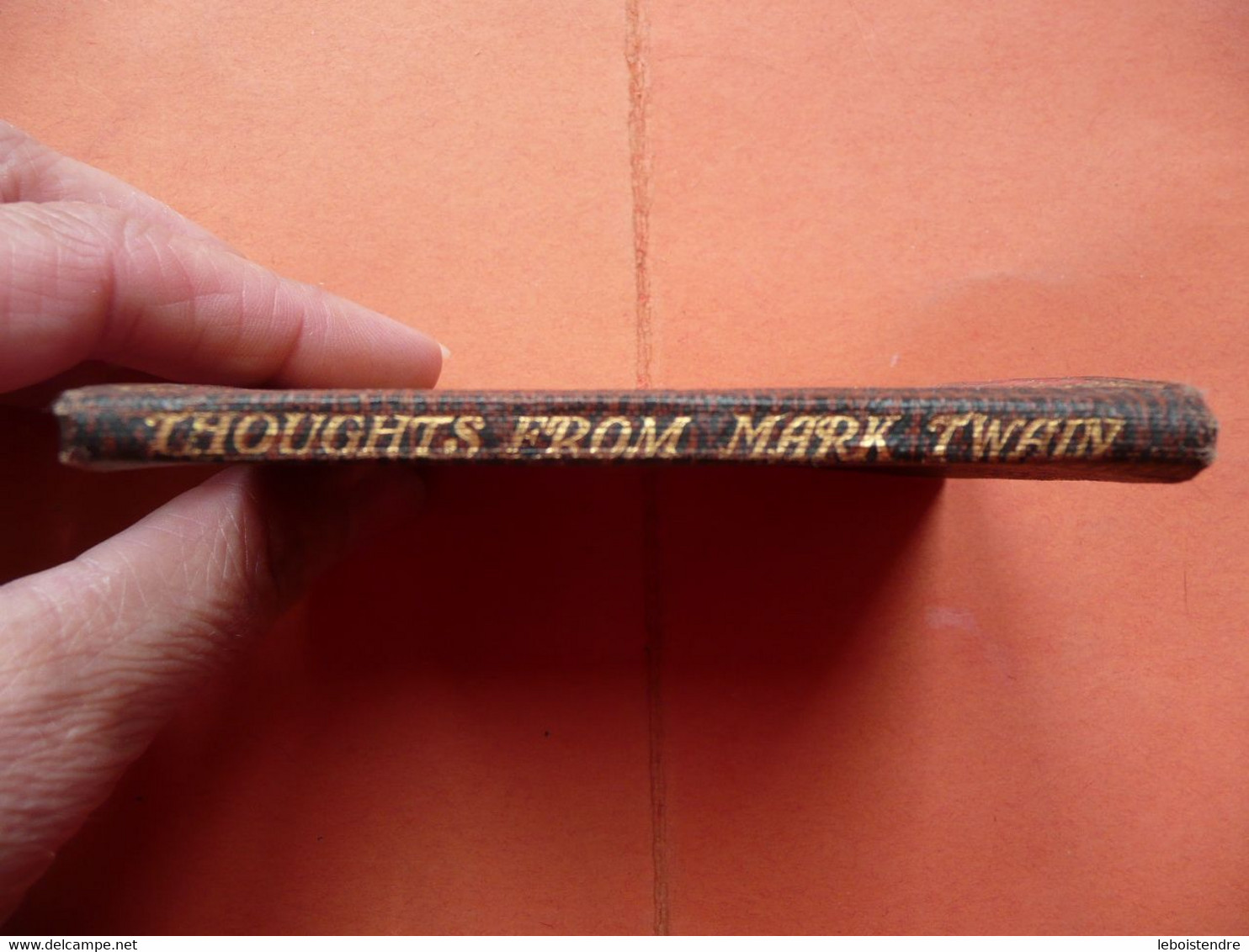 THOUGHTS FROM MARK TWAIN SELECTED BY ELSIE E. MORTON SESAME BOOKLETS MINIATURE - Literatura