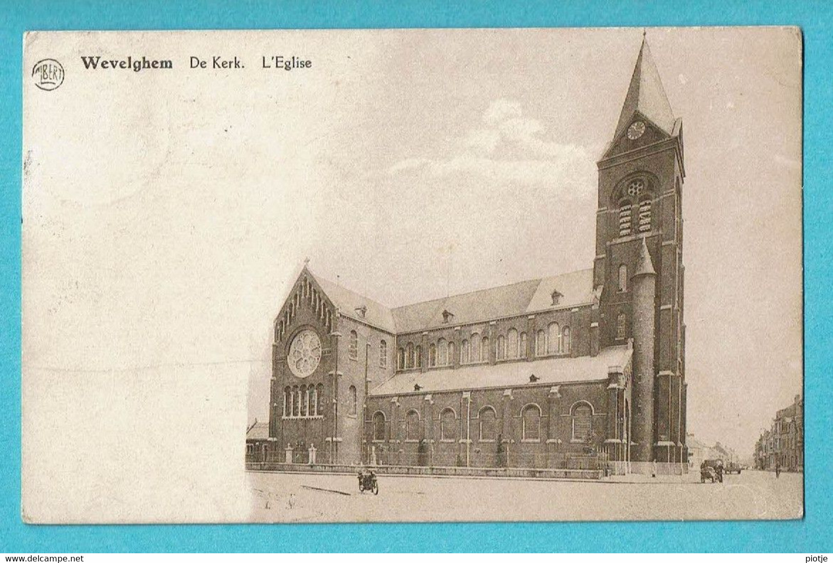 * Wevelgem - Wevelghem (West Vlaanderen) * (Albert - Uitg Jules Delrue) De Kerk, L'église, Church, Kirche, Unique, TOP - Wevelgem