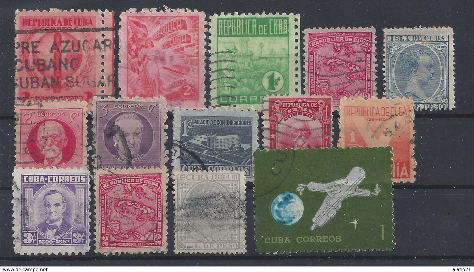 CUBA - LOT TIMBRES OBLITERES - Collezioni & Lotti