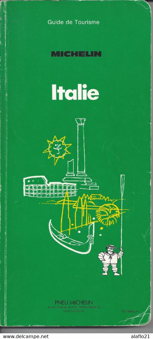 GUIDE VERT MICHELIN - ITALIE 1980 - Michelin (guides)