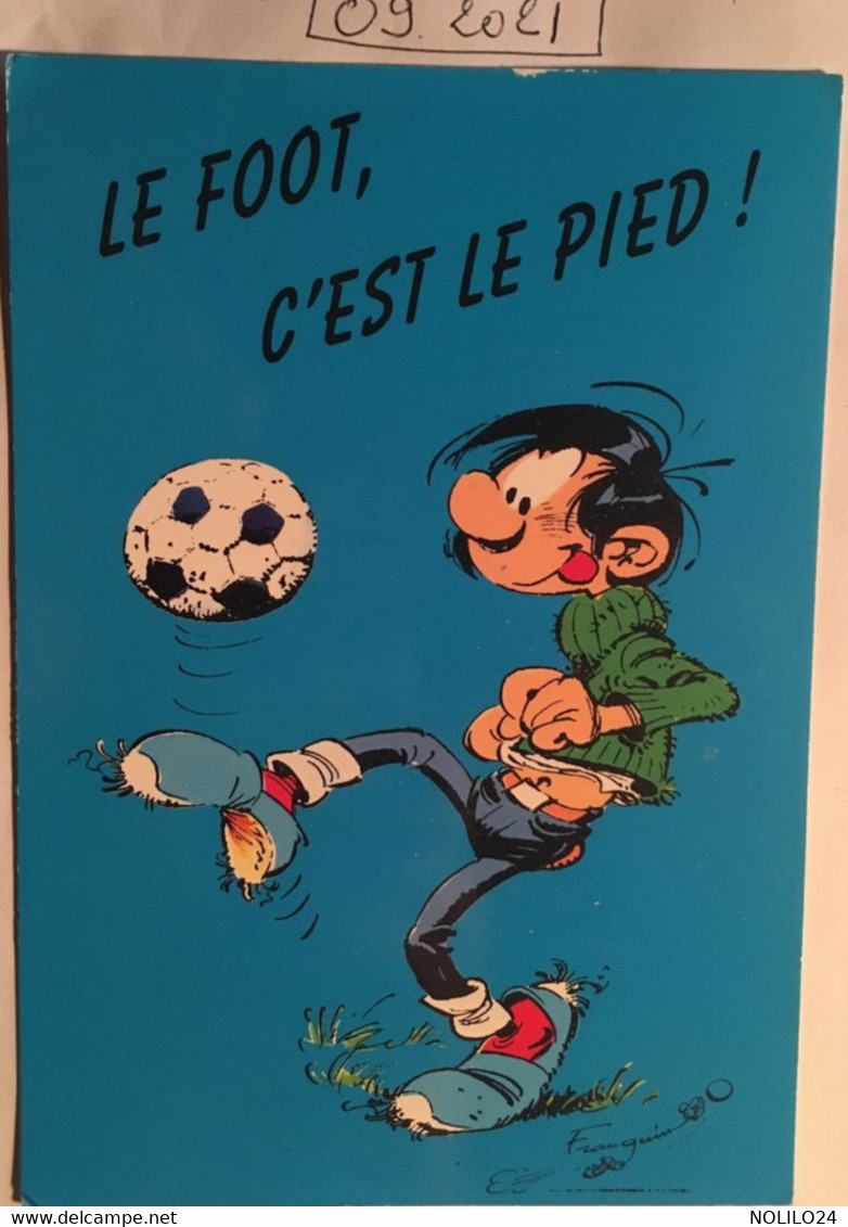 Cpm,Trélissac 24 Dordogne, Signée Franquin " Le Foot C'est Le Pied" Tournoi International Poussins Pupilles,Minimes 1994 - Football