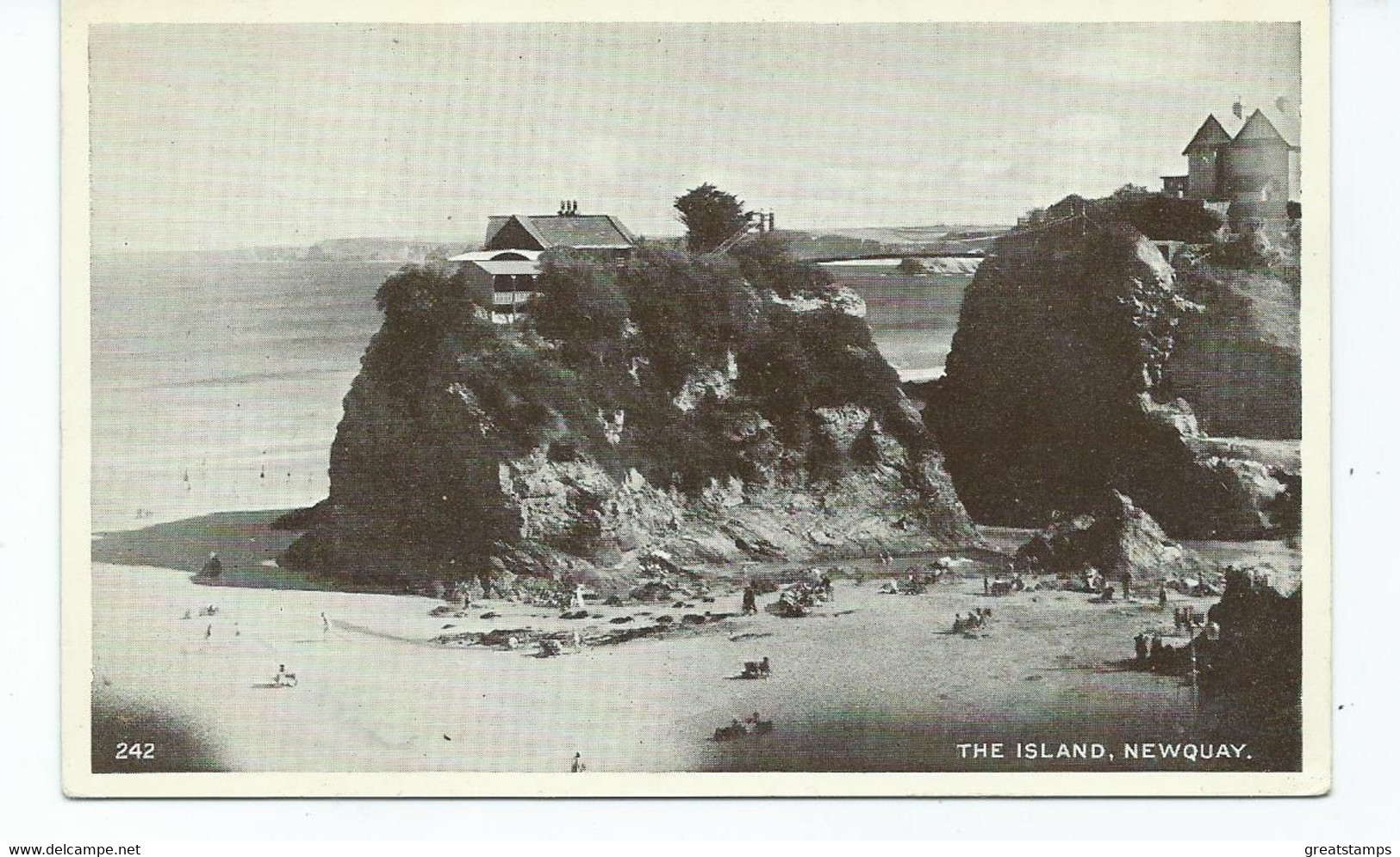 Postcard Cornwall The Island Newquay Unused - Newquay