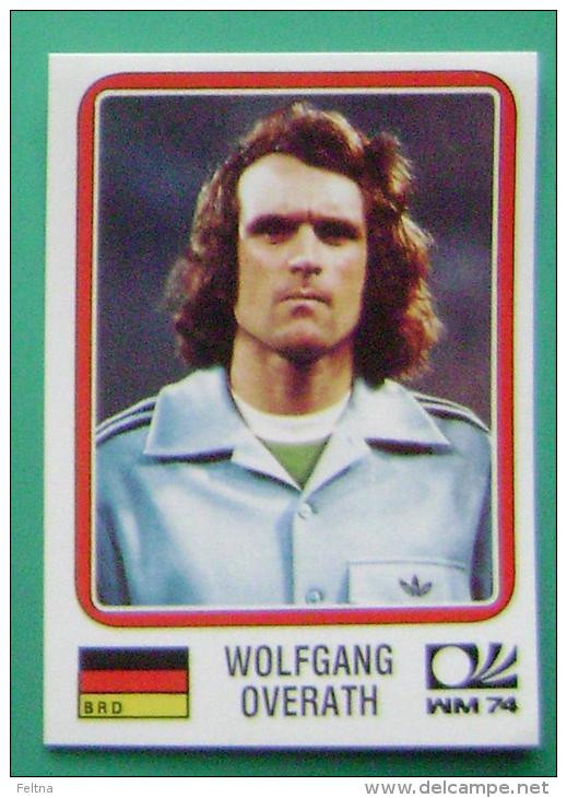 WOLFGANG OVERATH GERMANY 1974 #69 PANINI FIFA WORLD CUP STORY STICKER SOCCER FUSSBALL FOOTBALL - English Edition