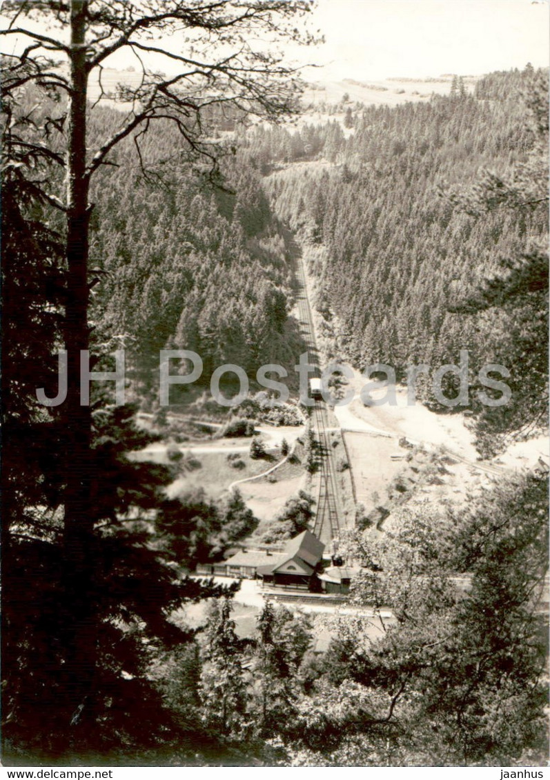 Ferienort Lichtenhain An Der Oberweissbacher Bergbahn - Funicular - Old Postcard - Germany DDR - Used - Lichtenhain