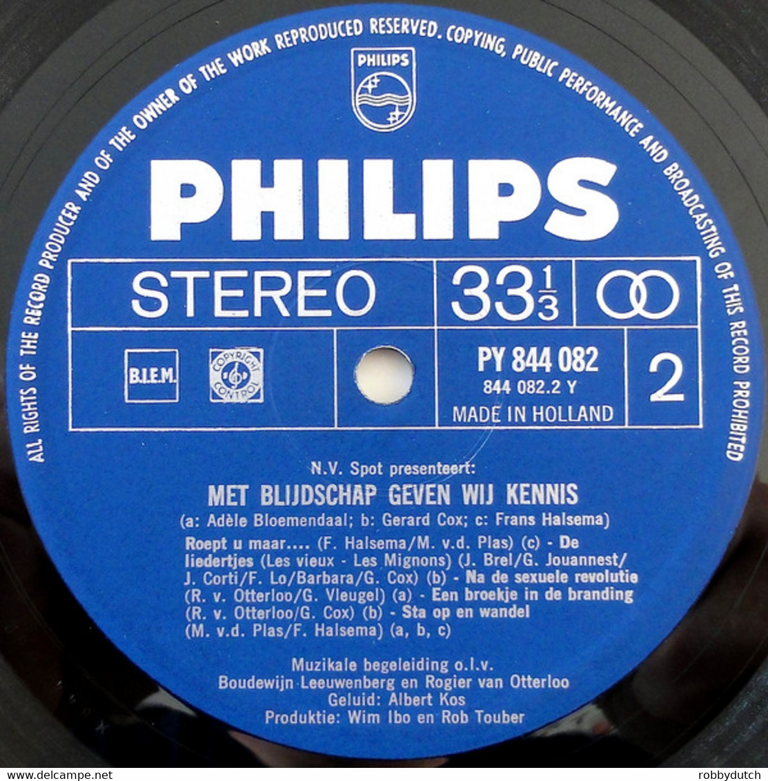 * LP *  MET BLIJDSCHAP GEVEN WIJ KENNIS (Holland 1969 EX!!!) - Comiche