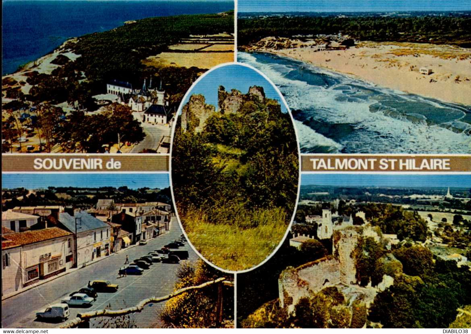 TALMONT-ST-HILAIRE   ( VENDEE )     SOUVENIR .MULTI-VUES - Talmont Saint Hilaire