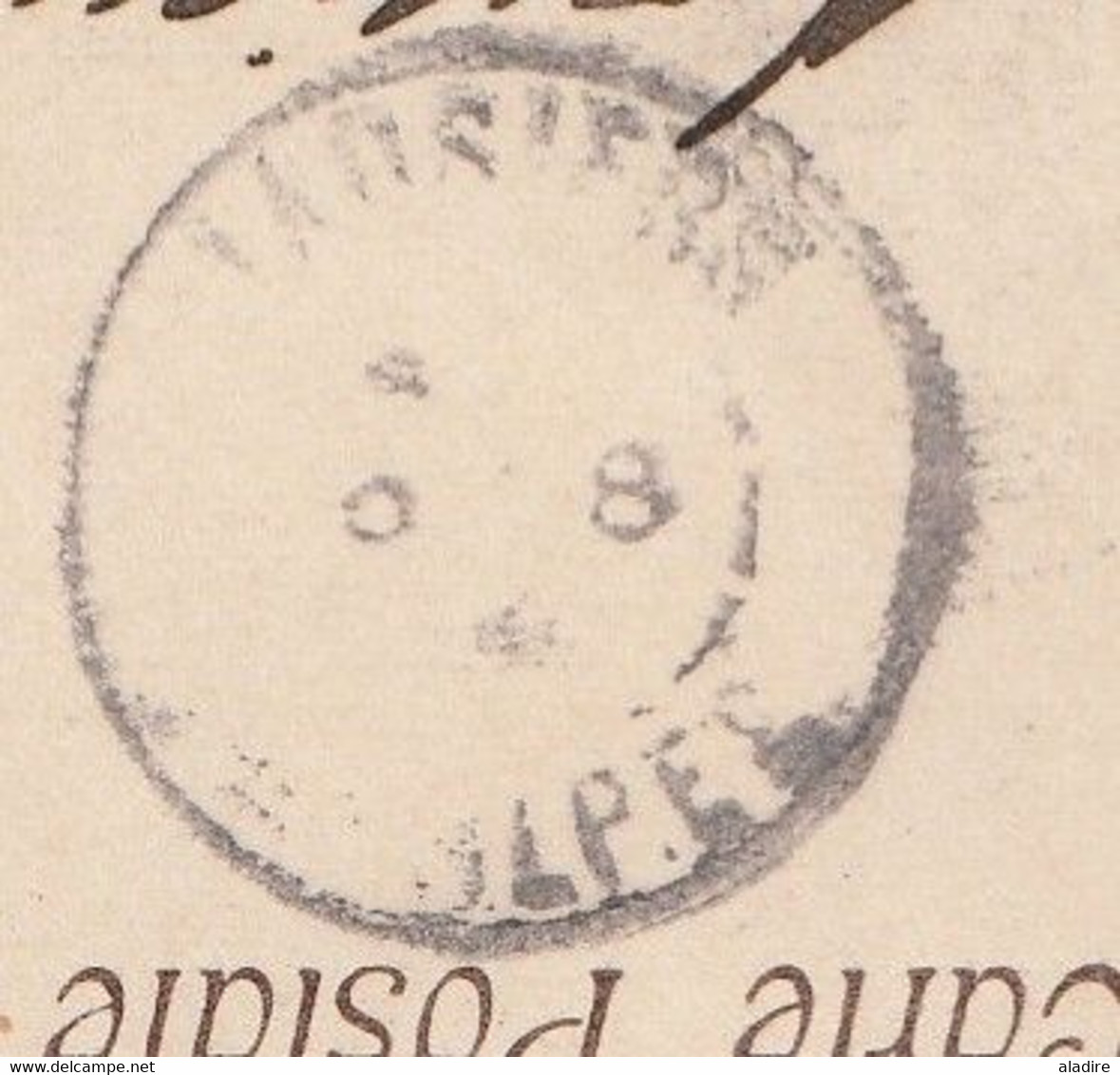 1909 - Carte Postale De Bombay Mumbai, Inde, GB Vers Lyon Vaise, Puis Jausiers, France - 1902-11 Roi Edouard VII