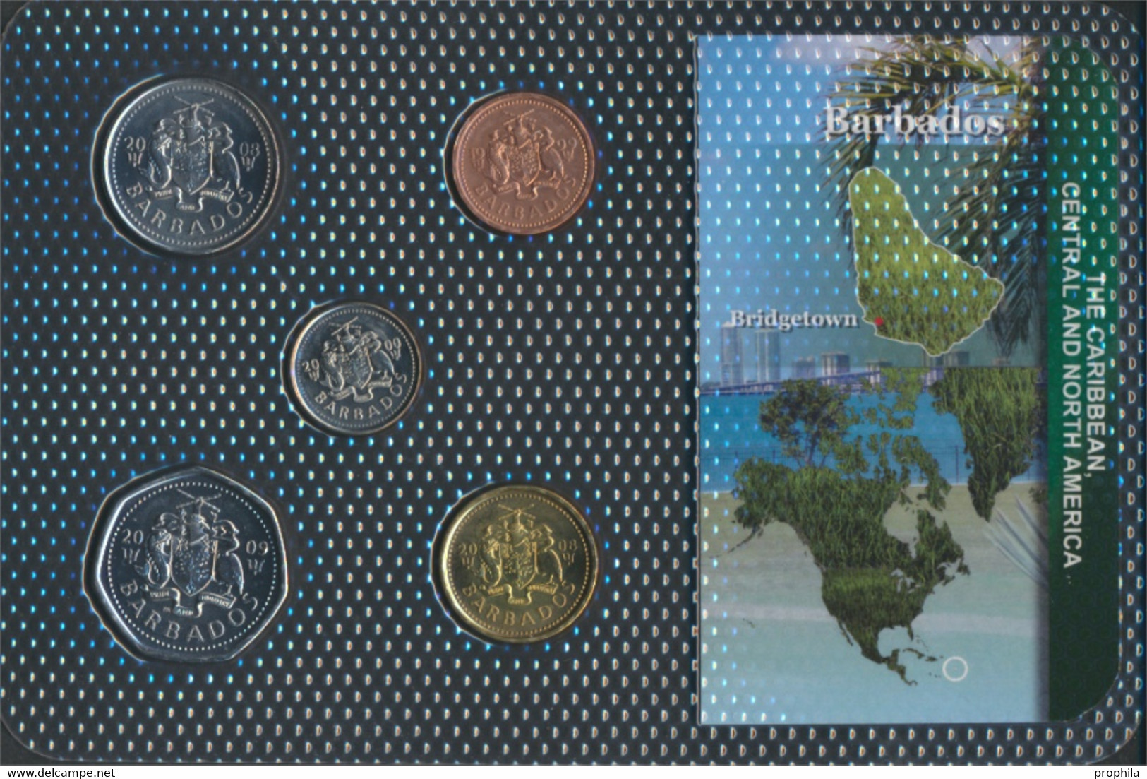 Barbados Stgl./unzirkuliert Kursmünzen Stgl./unzirkuliert Ab 1973 1 Cent Bis 1 Dollar (9764046 - Barbados