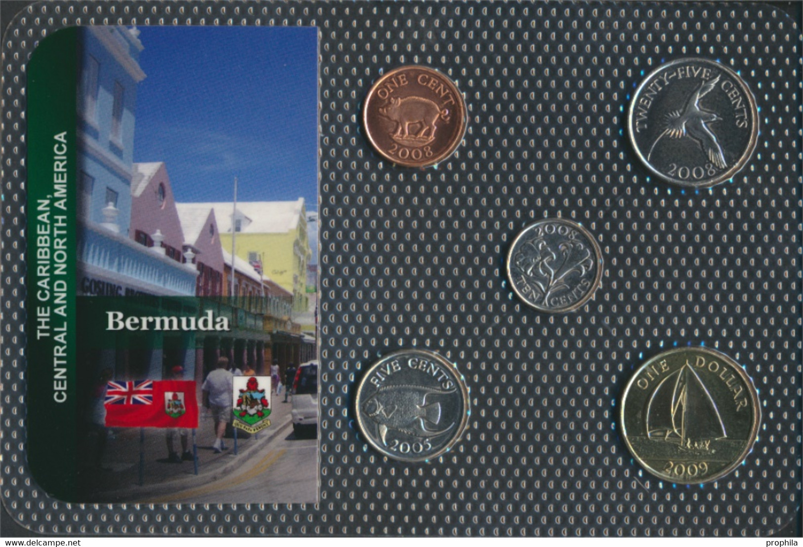 Bermuda-Inseln Stgl./unzirkuliert Kursmünzen Stgl./unzirkuliert Ab 1999 1 Cent Bis 1 Dollar (9764033 - Bermudes