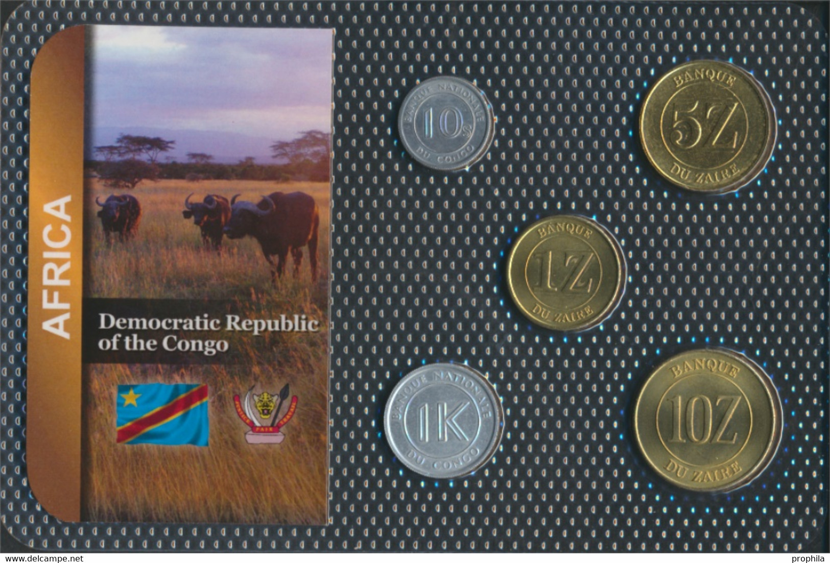 Kongo (Kinshasa) Stgl./unzirkuliert Kursmünzen Stgl./unzirkuliert Ab 1967 10 Sengi Bis 10 Zaires (9764170 - Congo (Democratische Republiek 1964-70)