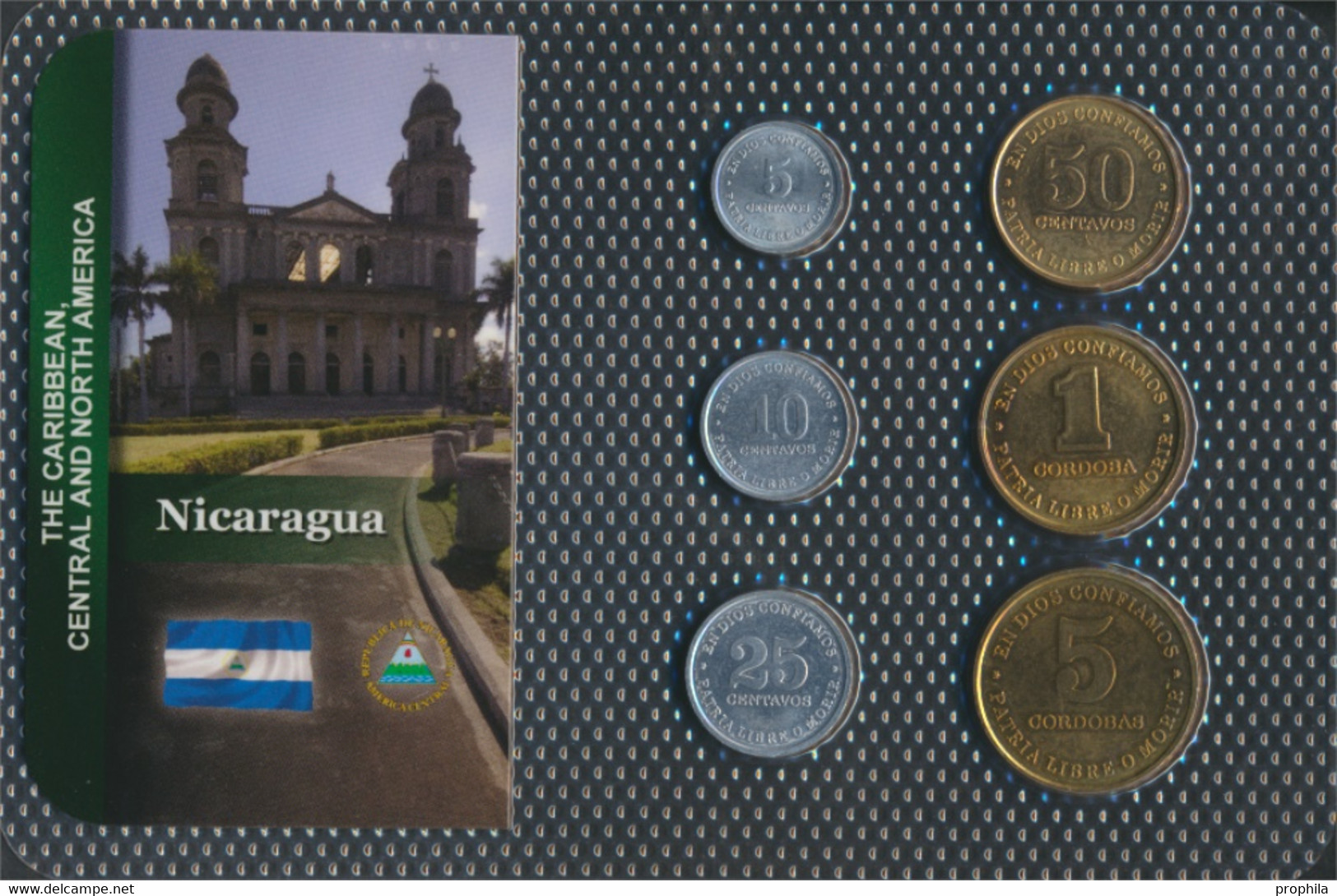 Nicaragua 1987 Stgl./unzirkuliert Kursmünzen 1987 5 Centavos Bis 5 Cordobas (9764520 - Nicaragua