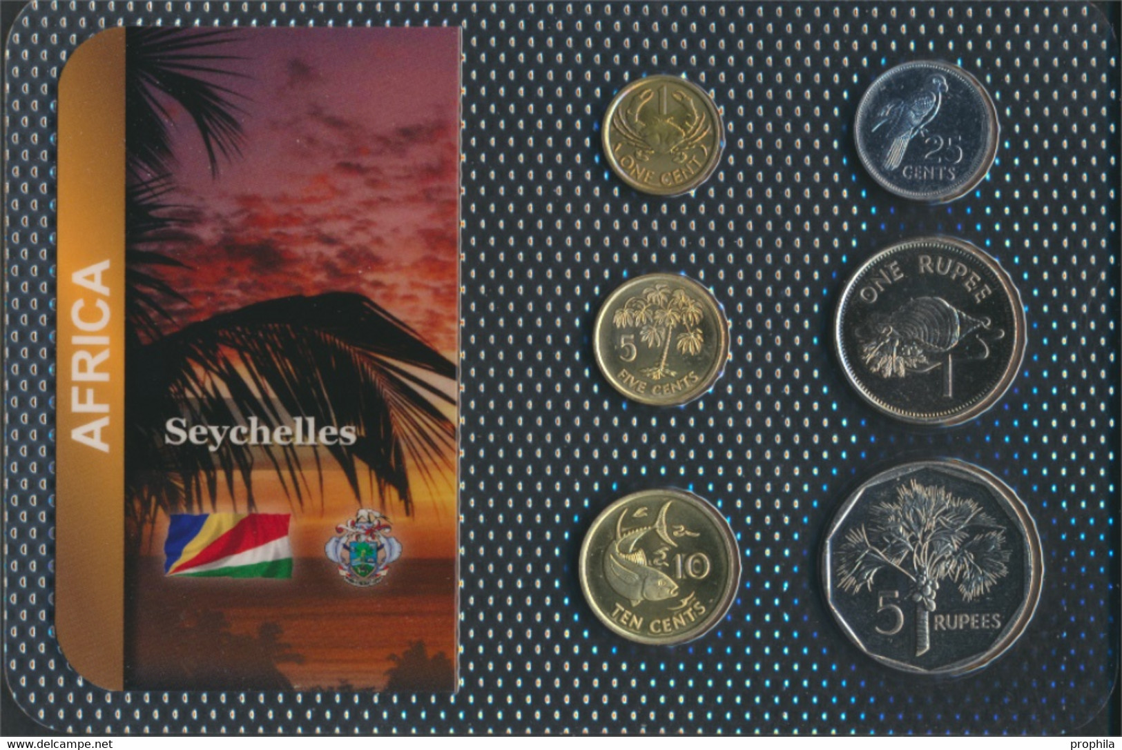 Seychellen Stgl./unzirkuliert Kursmünzen Stgl./unzirkuliert Ab 1990 1 Cent Bis 5 Rupees (9764584 - Seychelles