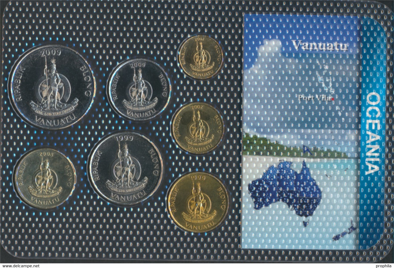 Vanuatu Stgl./unzirkuliert Kursmünzen Stgl./unzirkuliert Ab 1983 1 Vatu Bis 100 Vatu (9764364 - Vanuatu