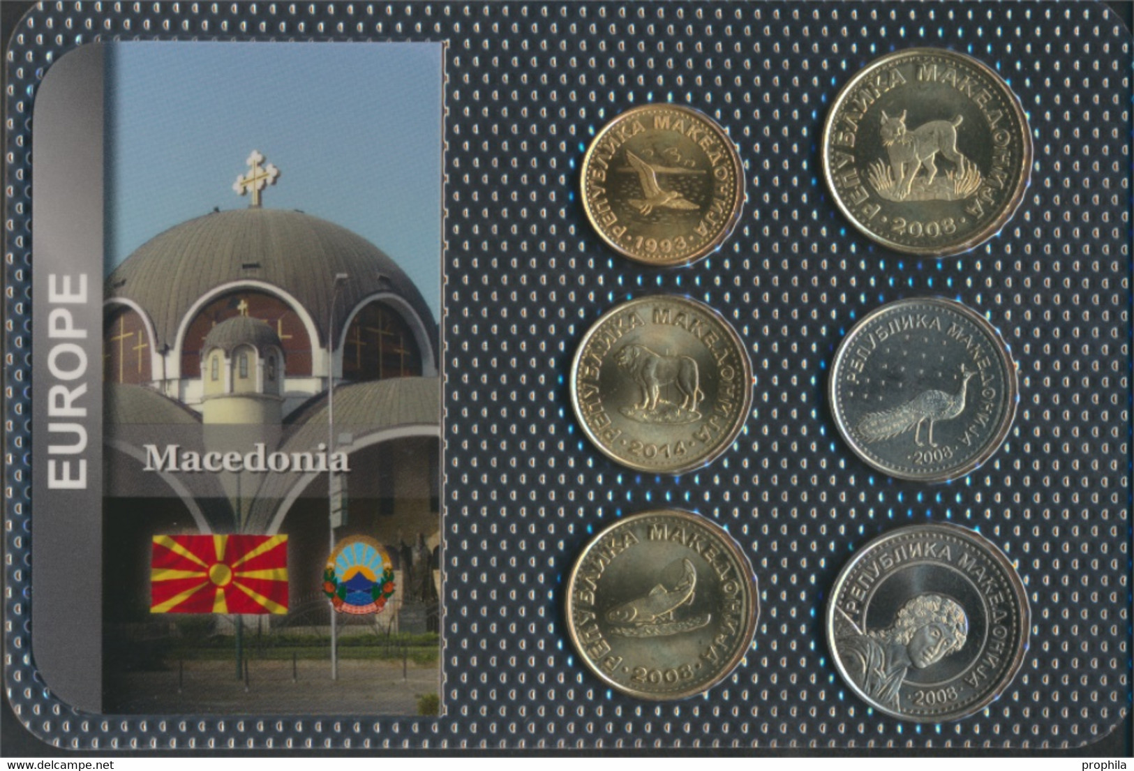 Makedonien Stgl./unzirkuliert Kursmünzen Stgl./unzirkuliert Ab 1993 50 Deni Bis 50 Denars (9763957 - Noord-Macedonië