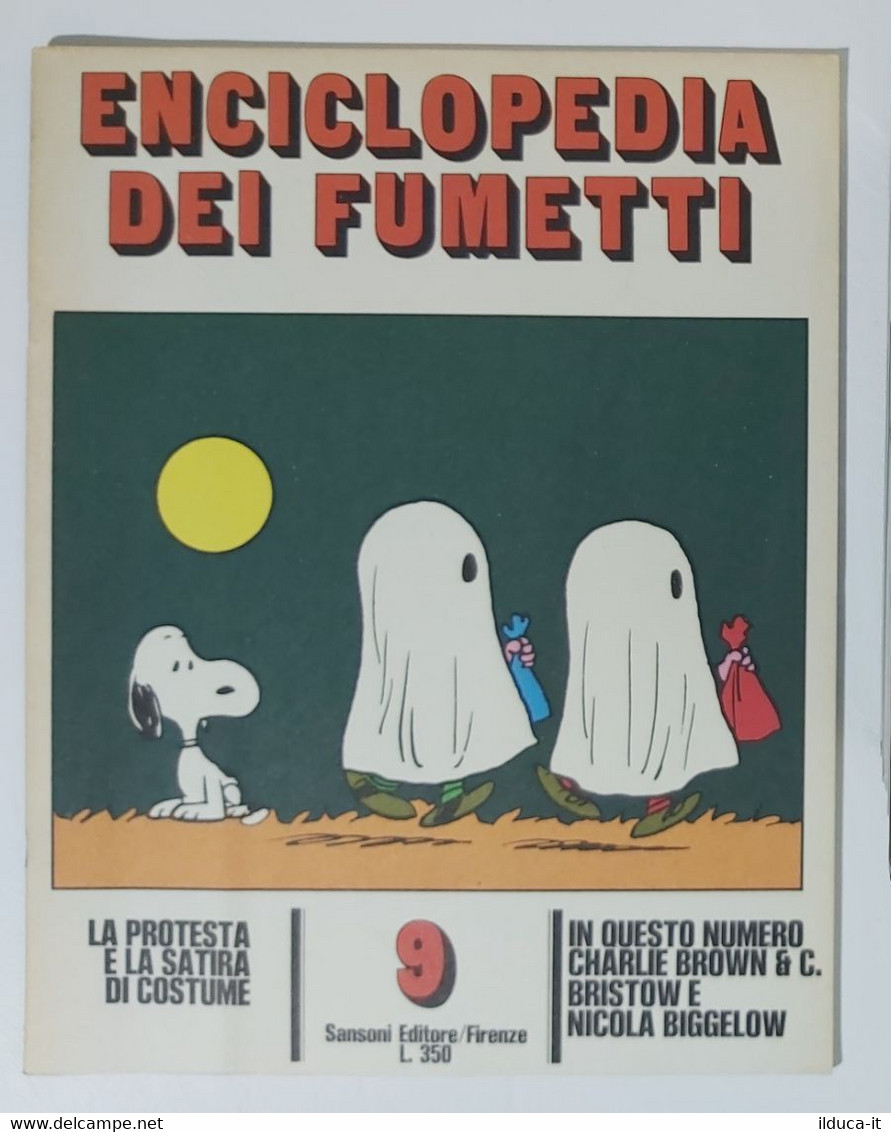 I104803 Enciclopedia Dei Fumetti N. 9 - Charlie Brown & C. - Sansoni - Humor