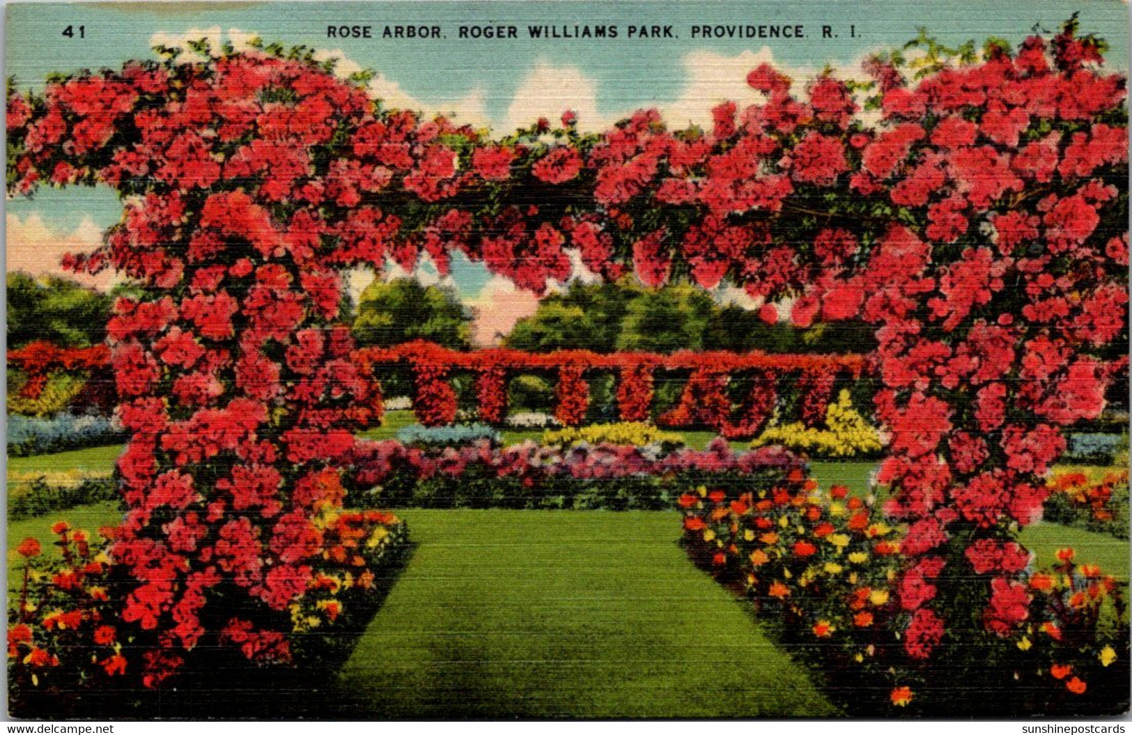 Rhode Island Providence Roger Williams Park Rose Arbor - Providence