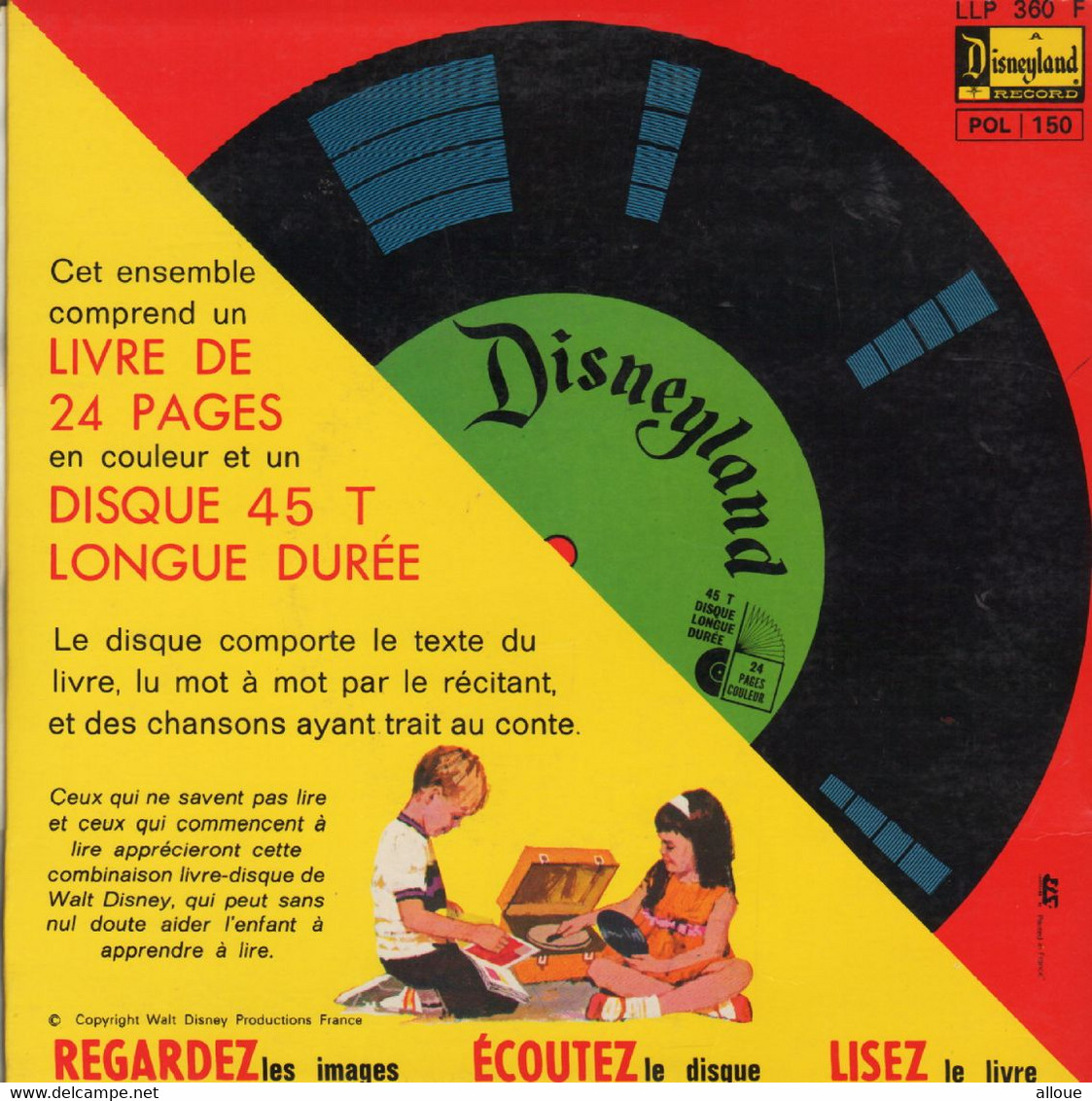 WALT DISNEY - DAVID CROCKETT - AVEC LIVRE DE PAGES - Kinderlieder