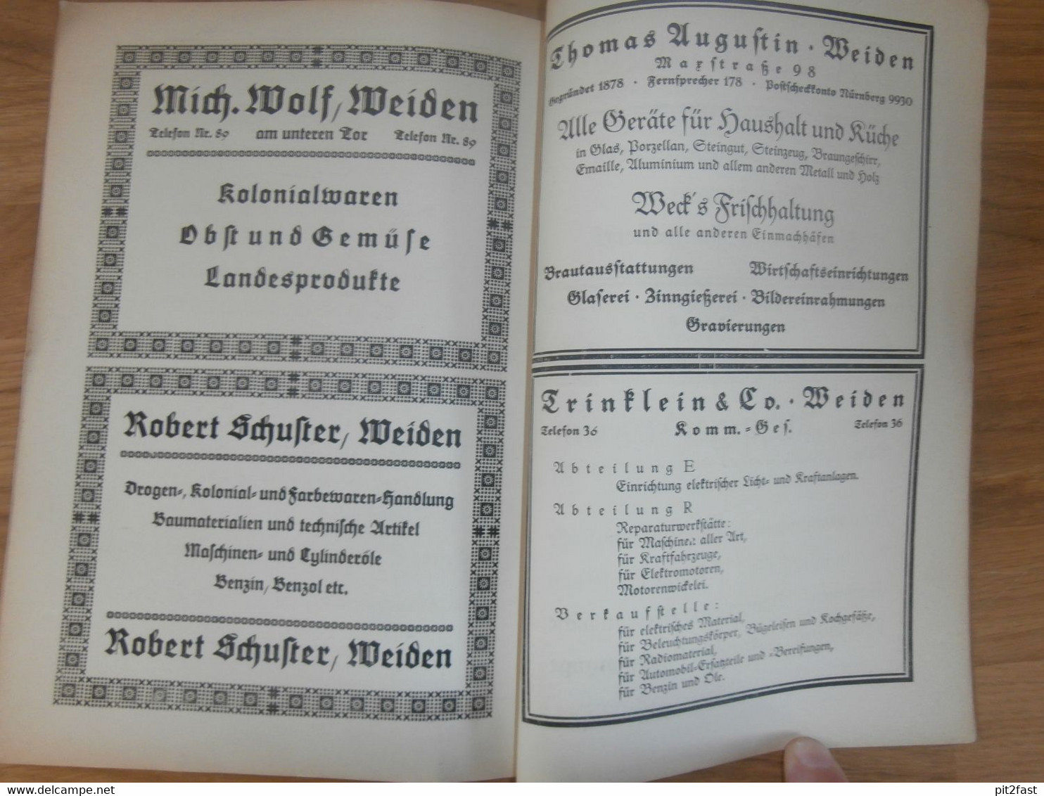 Kalender - Naabgau 1925, Heimatpflege , Weiden , Ahnen , Ahnenforschung , Heimatkalender !!!