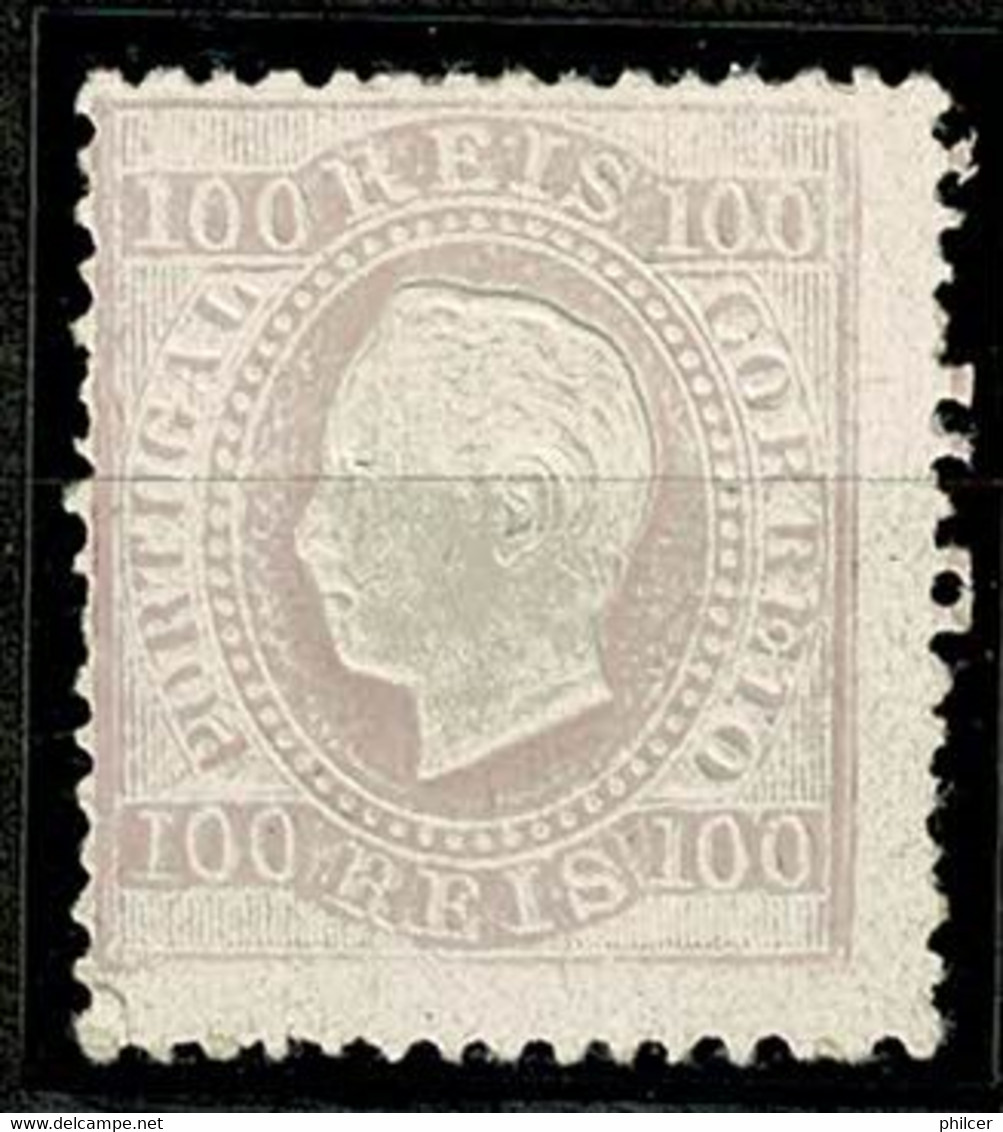 Portugal, 1870/6, # 43 Dent. 12 3/4, MH - Unused Stamps