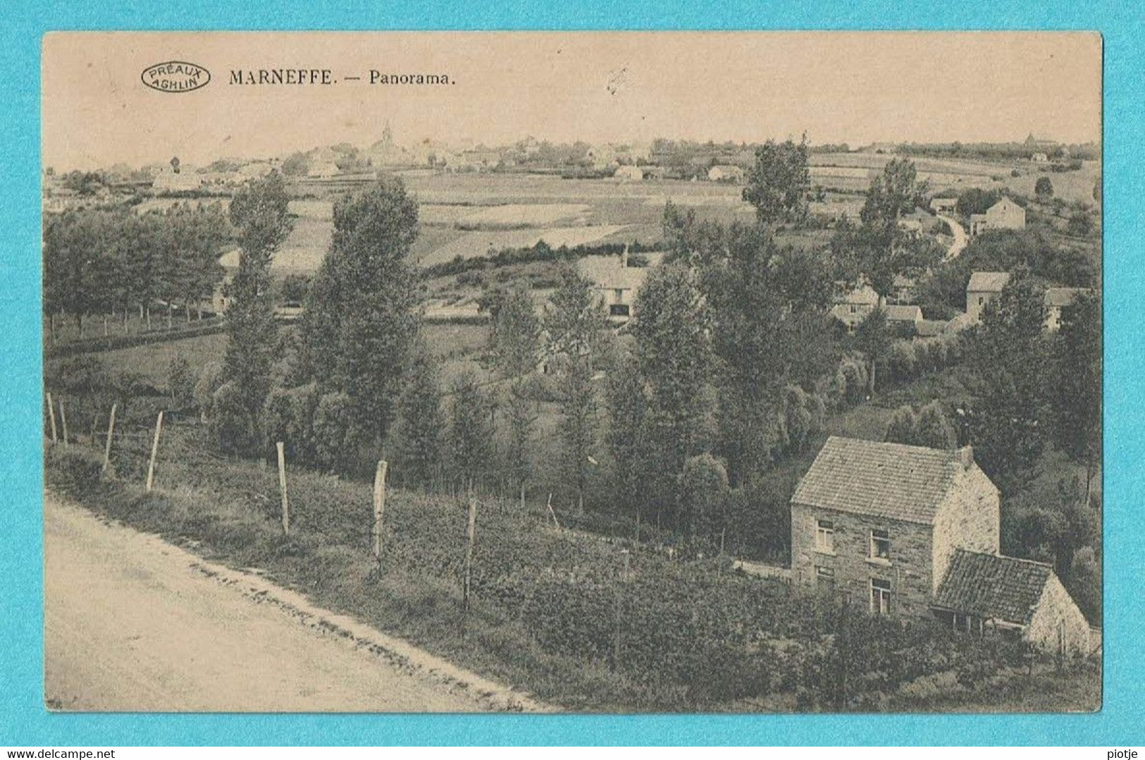 * Marneffe - Burdinne (Liège - La Wallonie) * (Préaux à Ghlin - Edit L. Tombal) Panorama, Vue Générale, Unique, Old - Burdinne