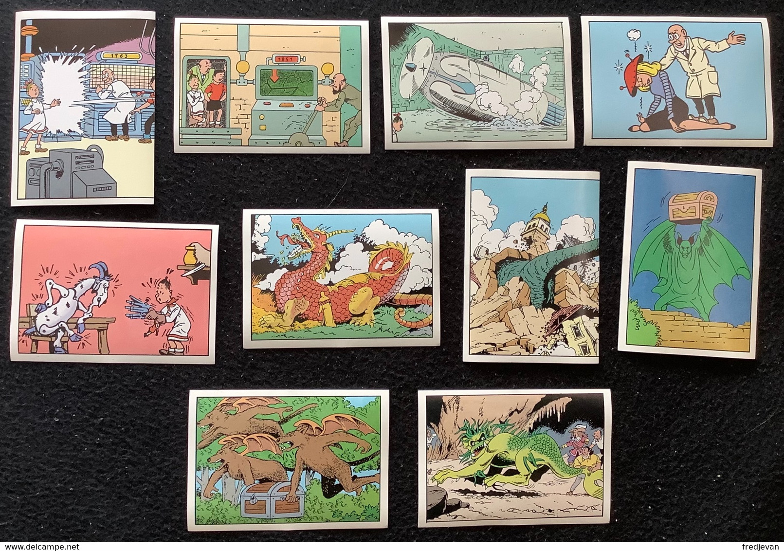 Lot Van 10 Stickers - Suske En Wiske / Bob Et Bobette / 1995 - Suske & Wiske