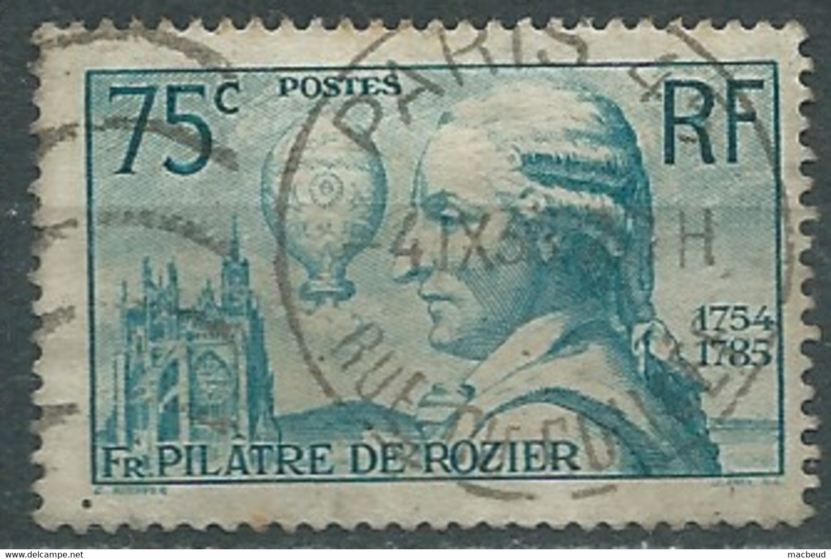 France  -  Yvert N°313 Oblitéré    -  Pal 7902 - Oblitérés