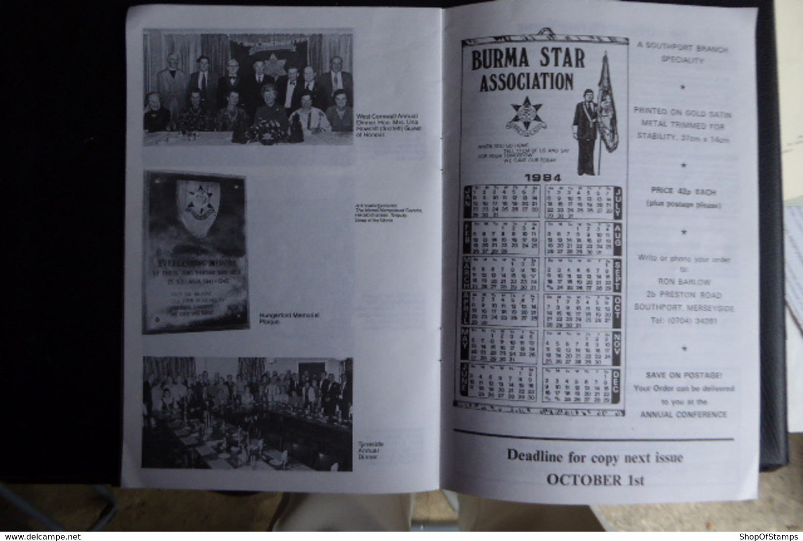 BURMA STAR ASSOCIATION JOURNAL "DEKHO" 1983 - Andere & Zonder Classificatie