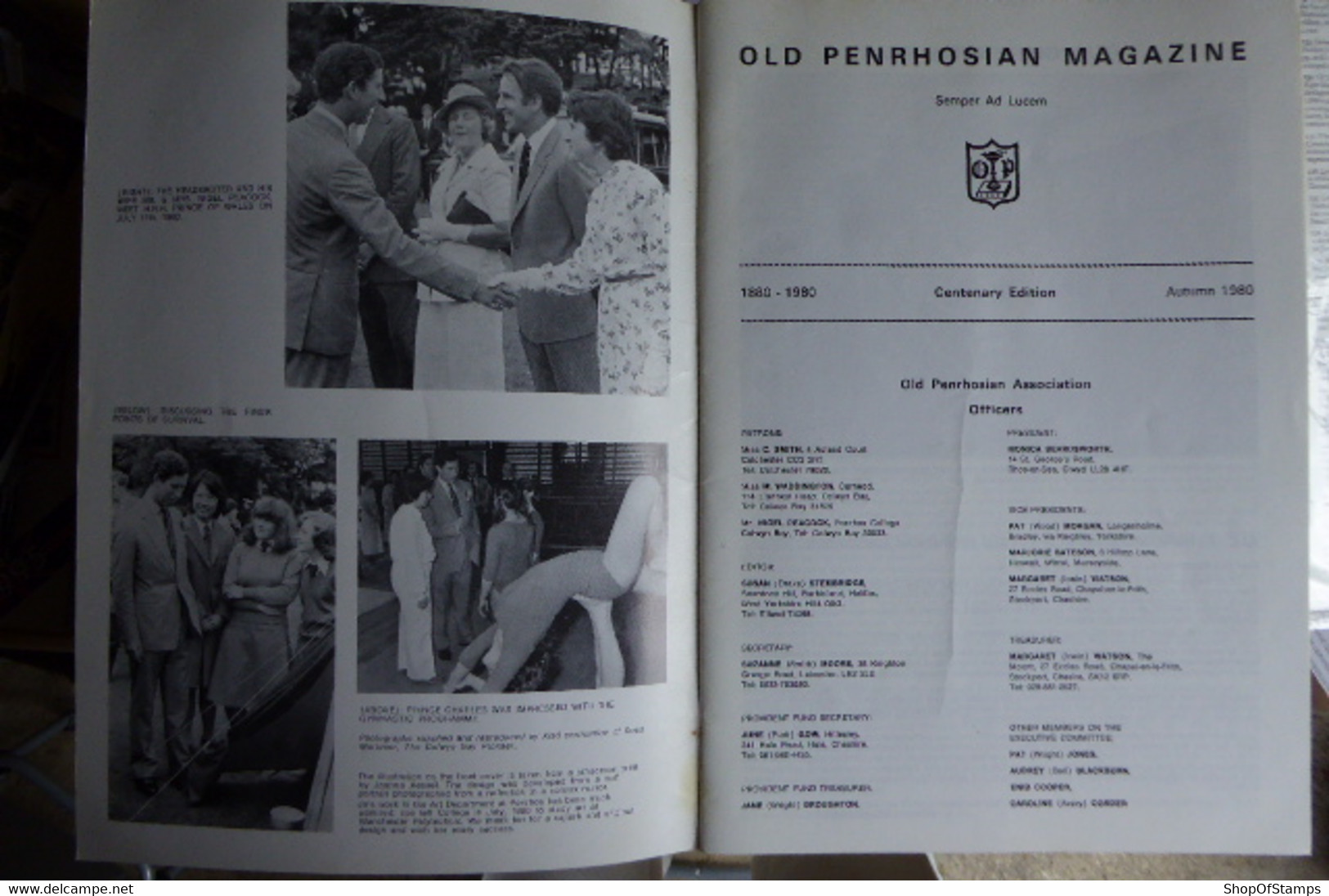 OLD PENRHOSIAN CENTENARY MAGAZINE 1880-1980 With OLD REPRINT OF 1902 - Andere & Zonder Classificatie
