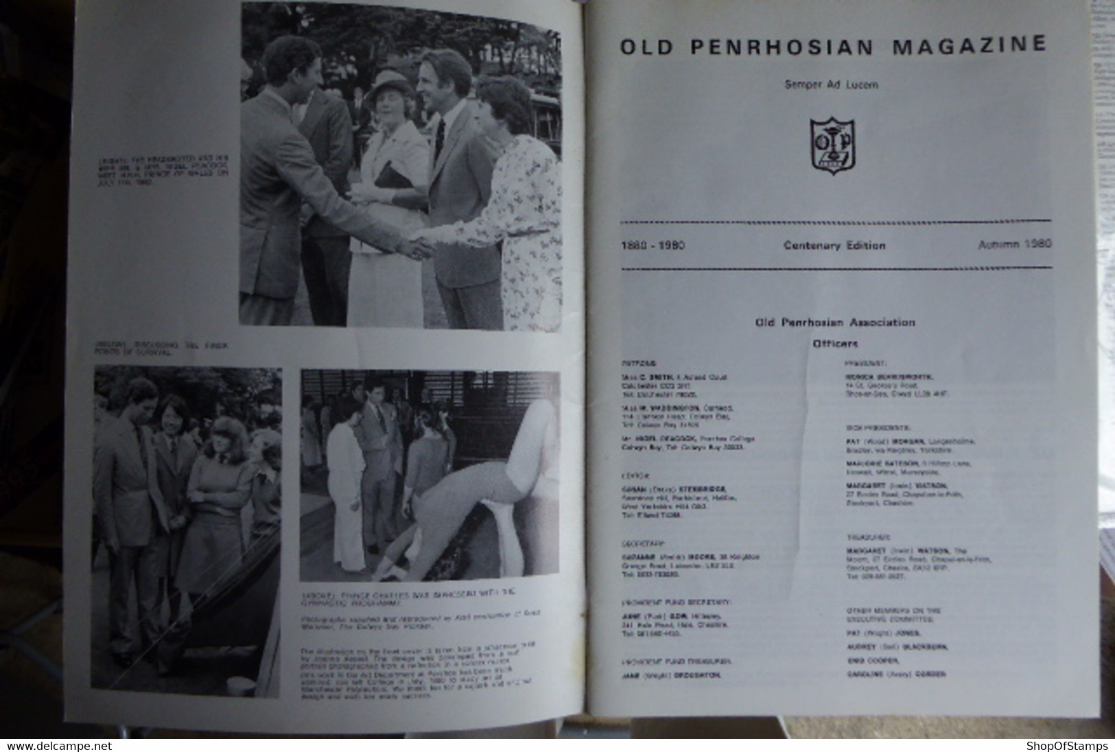 OLD PENRHOSIAN CENTENARY MAGAZINE 1880-1980 With OLD REPRINT OF 1902 - Otros & Sin Clasificación