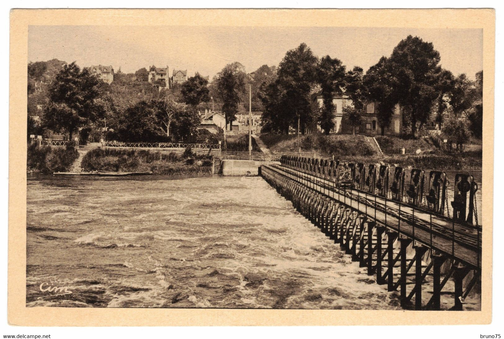 78 - MEULAN-HARDRICOURT - Le Barrage Et Côté De Mézy - 1939 - Hardricourt