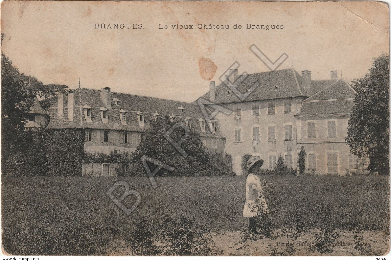 Brangues (38) - Le Vieux Château (Circulé En 1915) (1) - Brangues