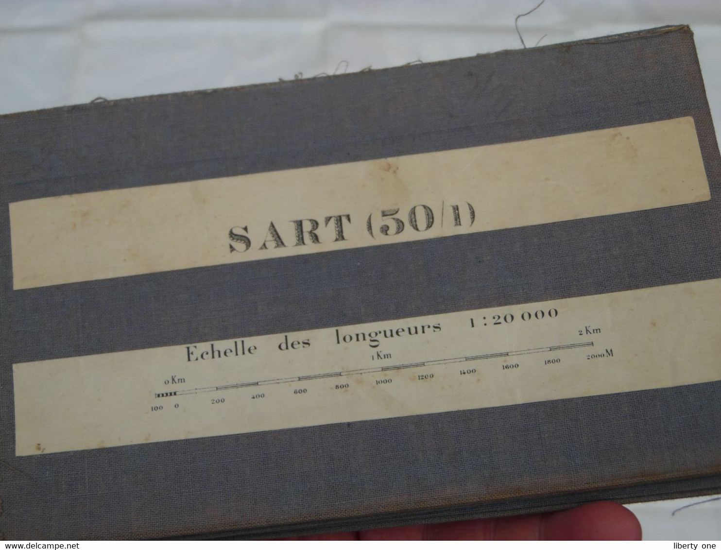 SART ( 50/1 - Echelle 1:20.000 ) > ( Katoen / Cotton / Coton - 1872 > 1925/1933 ) +/- 45 X 55 Cm. ( België ) ! - Europa