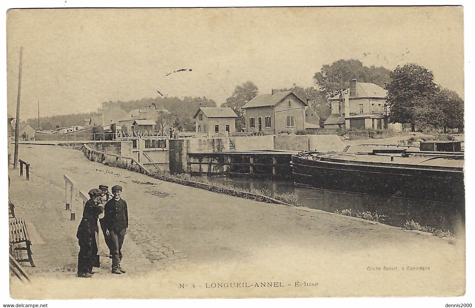 LONGUEIL ANNEL (60) - Ecluse - Ed. Cliché Benoit, Compiègne - Longueil Annel