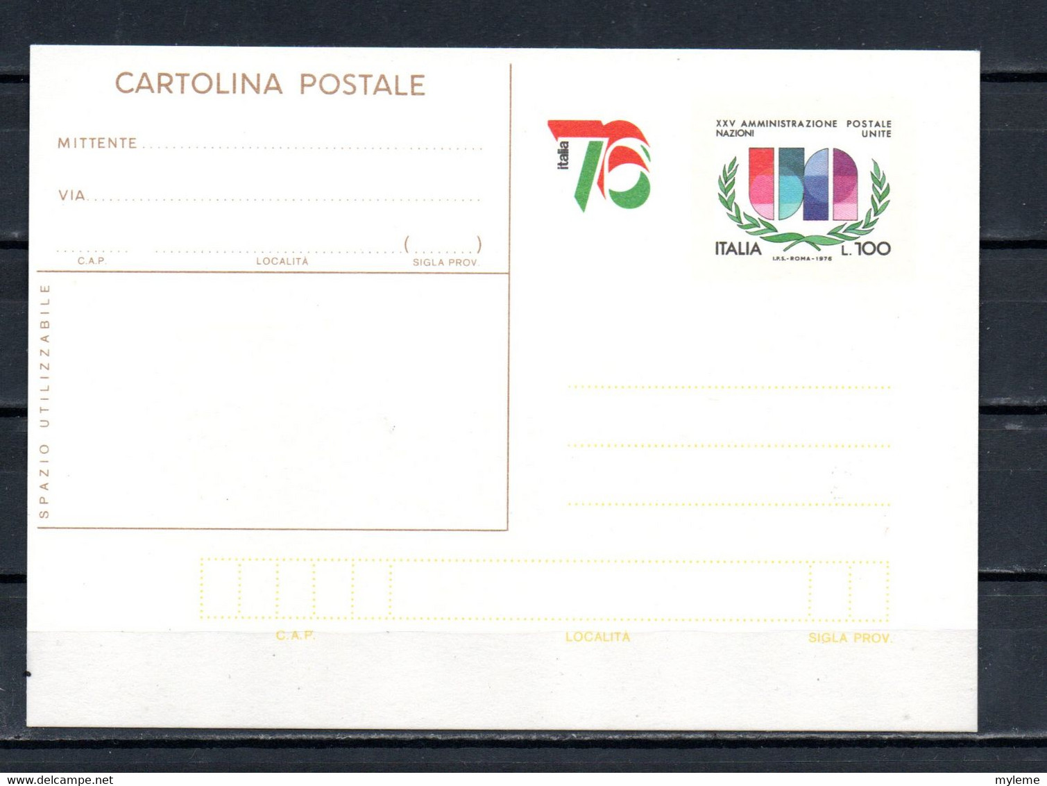 AG2-26 Italie Entier Postal N°  P191   En Parfait état  A Saisir !!! - Entiers Postaux