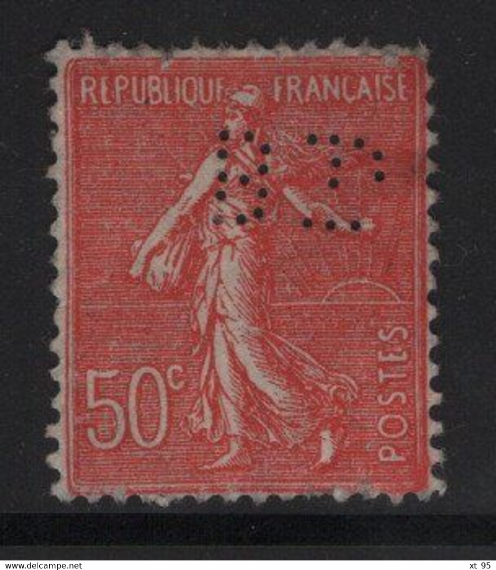 Perforation BP 143 - Banque Paris Pays Bas - Indice 3 - Type Semeuse - Autres & Non Classés