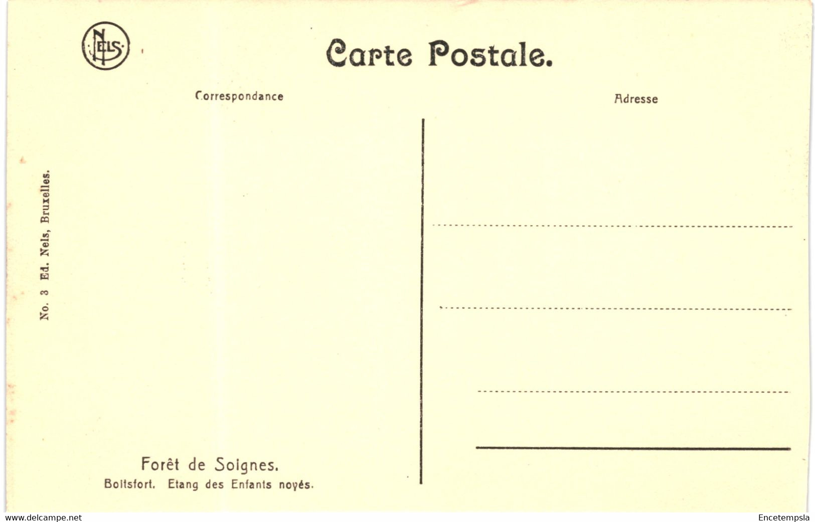 CPA  Carte Postale Belgique-Bruxelles Boitsfort  Etang  Des Enfants Noyés    VM48638 - Forêts, Parcs, Jardins