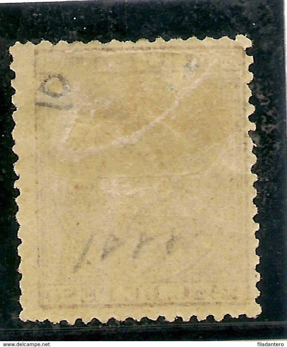 Cuba  Edifil 70A * Mh  2 1/2 Céntimos De Peso Sepia Oliva  Alfonso XII  1882  NL207 - Unused Stamps