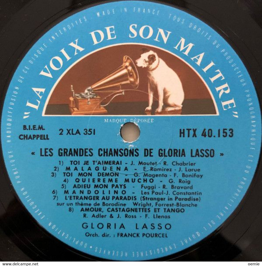 GLORIA  LASSO  °  LES GRANDES CHANSONS   PATHE MARCONI HTX 40153 - Sonstige - Spanische Musik