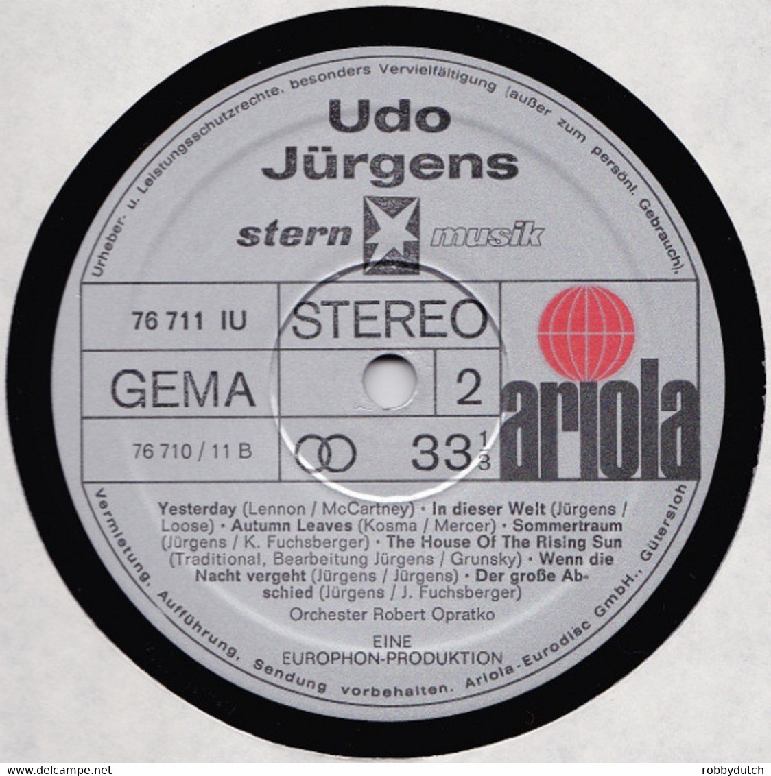 * LP *  UDO JÜRGENS - WAS ICH DIR SAGEN WILL (Germany 1965 EX-!!!)