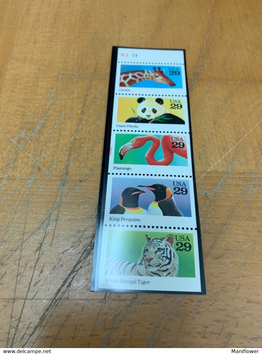 USA Stamp Pandas Giraffe Penguin Tiger MNH - Nuovi