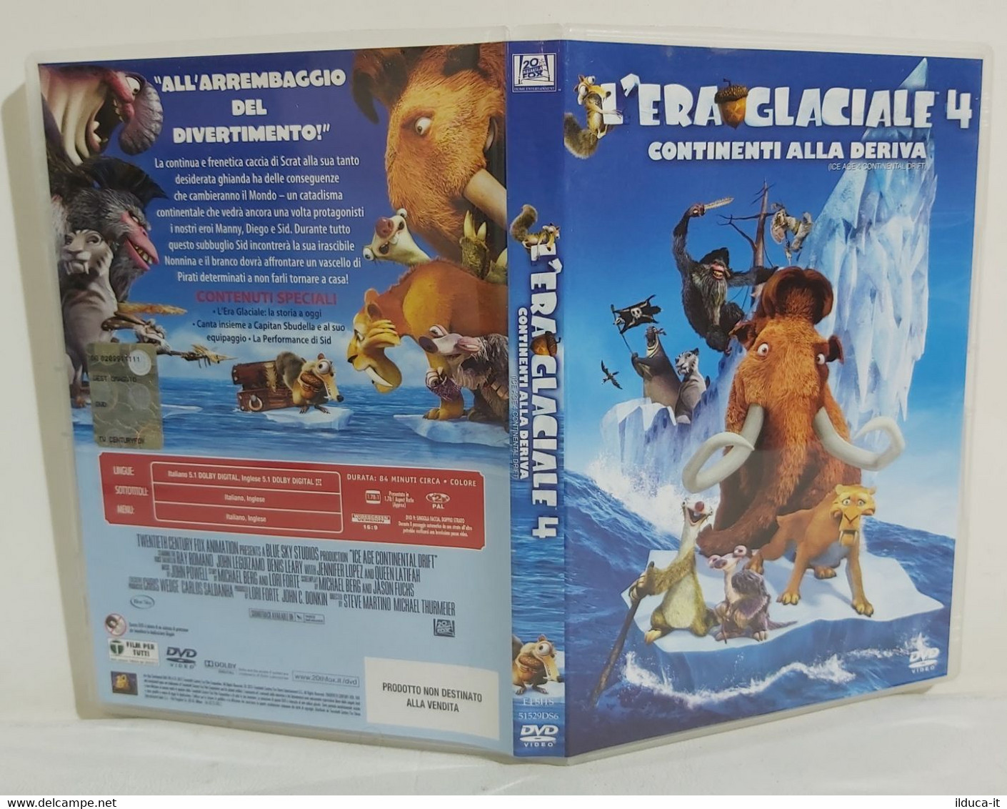 I105436 DVD - L'ERA GLACIALE 4 Continenti Alla Deriva (2012) - Dessin Animé