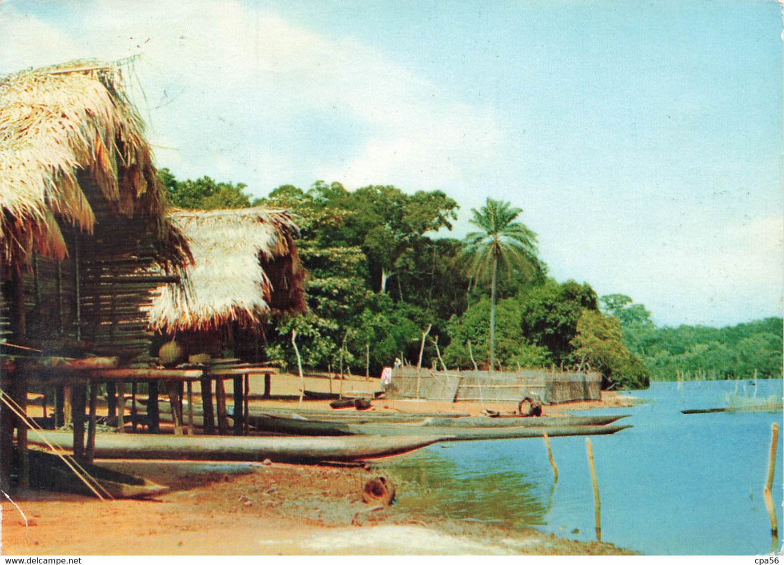 LIBERIA - Native Water Habitation - Amora VI - Liberia