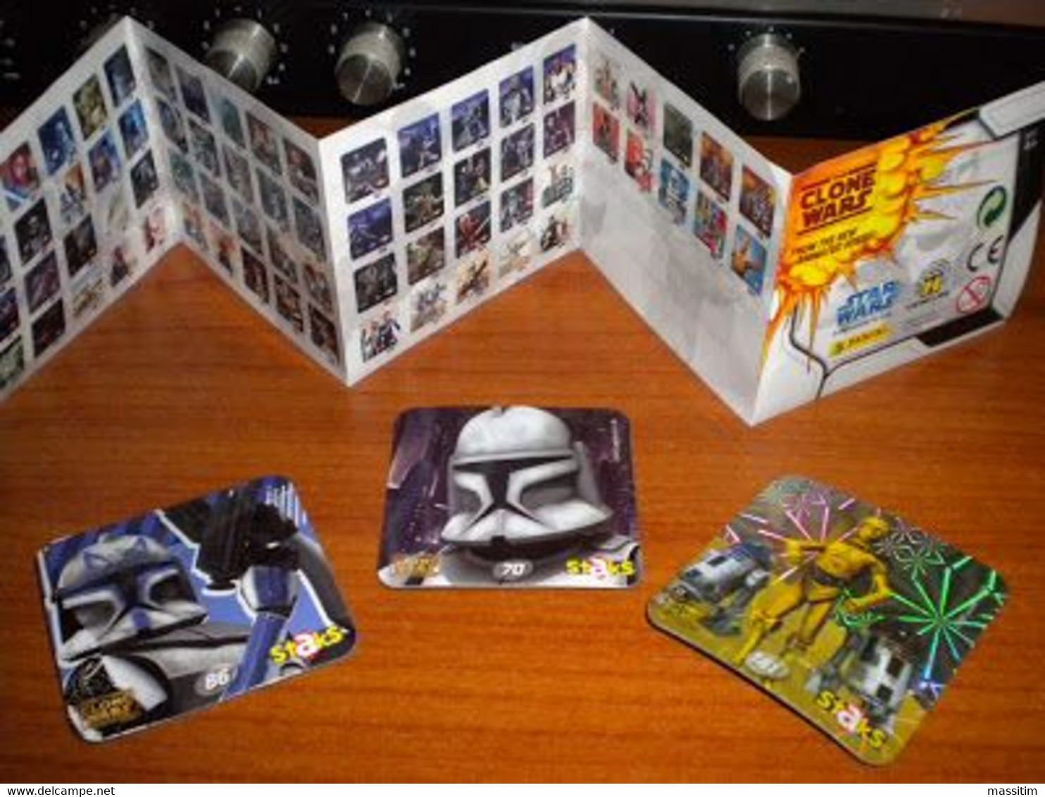 STAR WARS STAKS - PANINI - CARD MAGNETICHE CLONE WARS - BUSTINE SINGOLE - Other & Unclassified
